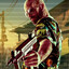 Fat bald dude with a bad temper