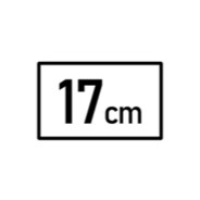 17 cm