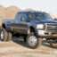 Lifted Ford F-250 Dually