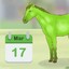 green flavored horse snacks