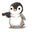 Penguin with Gun
