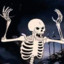 spooky scary skelton