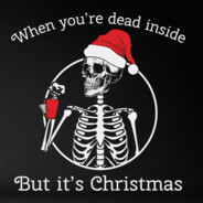 Christmas skeleton