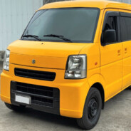 Yellow Suzuki Every DA64 Minivan