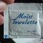 a couple moist towelettes