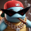 Squirtle fumando mota