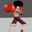 Luffy con Afro