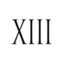 XIII