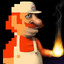 hard image of mario
