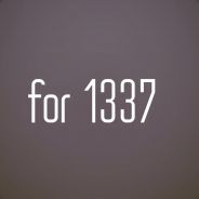 for 1337