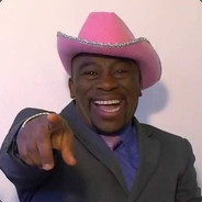 Tyrone wearing a pink cowboy hat - steam id 76561197967117545
