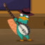 Perry the Banjo Playing Platypus