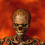 evil skeleton of doom
