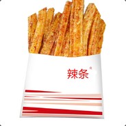 挥着辣条的男孩