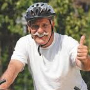 Richtiger Fahrradfahrer