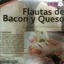 Flauta bacon y queso hacendado