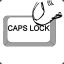 CAPS LOCK ON