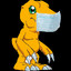 Agumon con COVID19