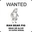 MAN-BEAR-PIG