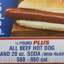 100% All Beef Costco Hot Dog