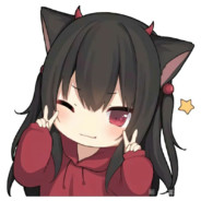 一只超爱你的黑猫