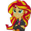 Evil Sunset Sparkle Shimmer