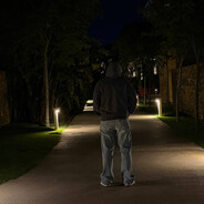 Alone in the silence