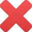 ❌
