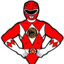 POWER RANGER ROJO