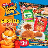 Garfield Gets Real Laptop Meal