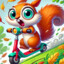 squirrel scooter xD