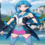 Sexy Blue Maiden