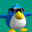 3D render of a penguin rapping
