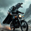 Darth vader on bike