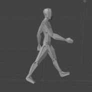 Low Poly Mesh Man