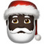 Black Santa from Emoji