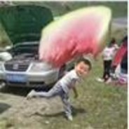 树荫下的大灰狼