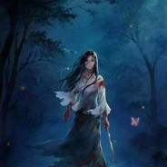 平湖烟雨暮色凉