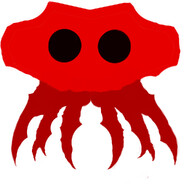 The red skull on the helmet