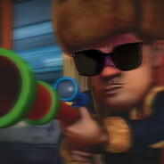 在翻斗花园砍树的光头