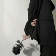 我将玫瑰藏于身后