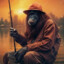 Orangutan Fisherman