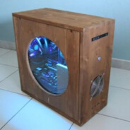 wooden pc
