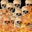 77 angry skeletons