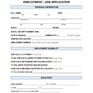 JOB APPLICATION
