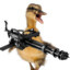 A Duckling with a Gatling