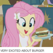 really excited about burger