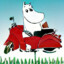 Mumin on a Motorcycle
