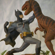 batman vs t-rex