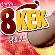 çilekli 8kek